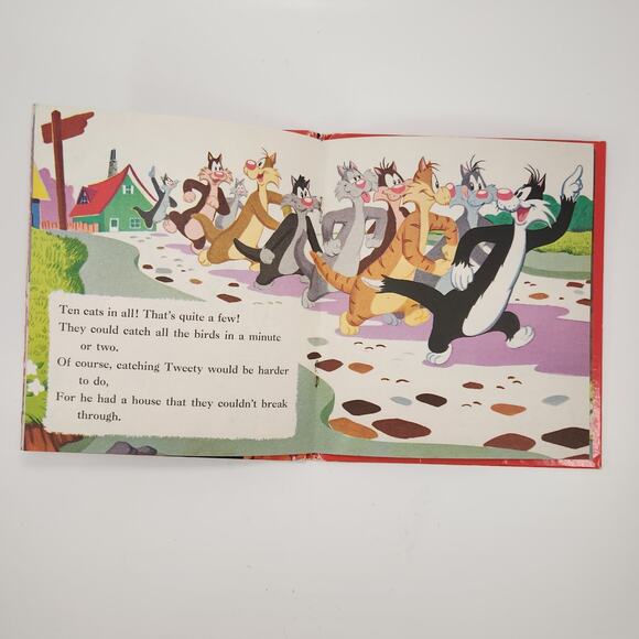 Vintage 1953 Tweety Hardcover Book | Warner Bros Children’s Collectible Story - Picture 7 of 10